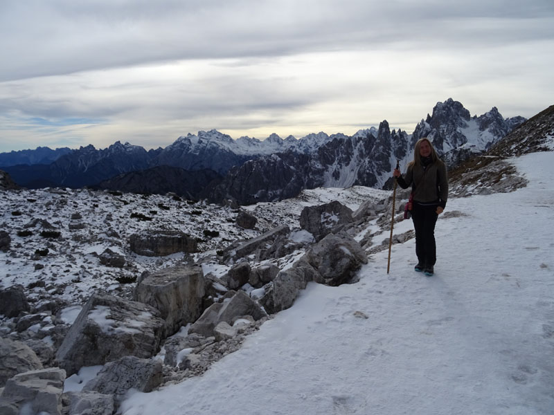 ai piedi delle....Tre Cime di Lavaredo